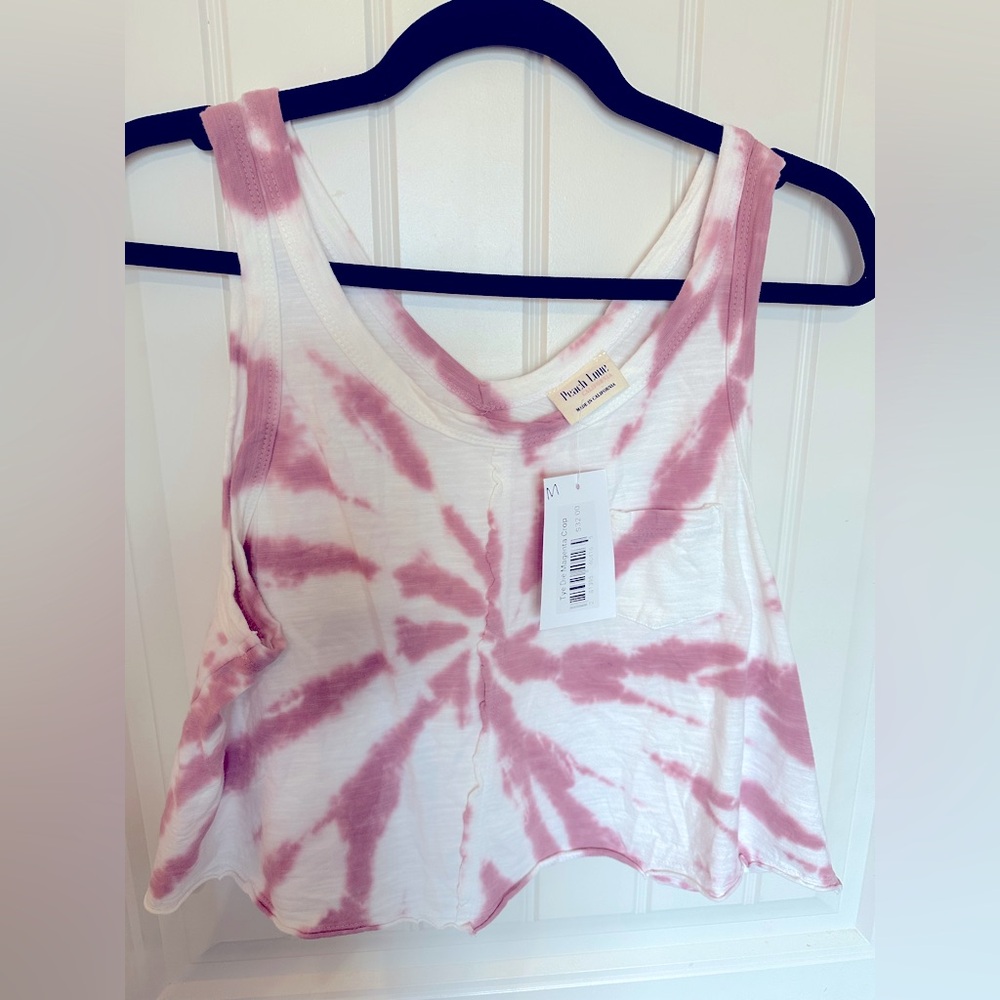 Peach Love California one pocket cropped tank